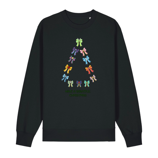 Have A Bowtiful Christmas - Unisex Sweatshirt - Black (front)