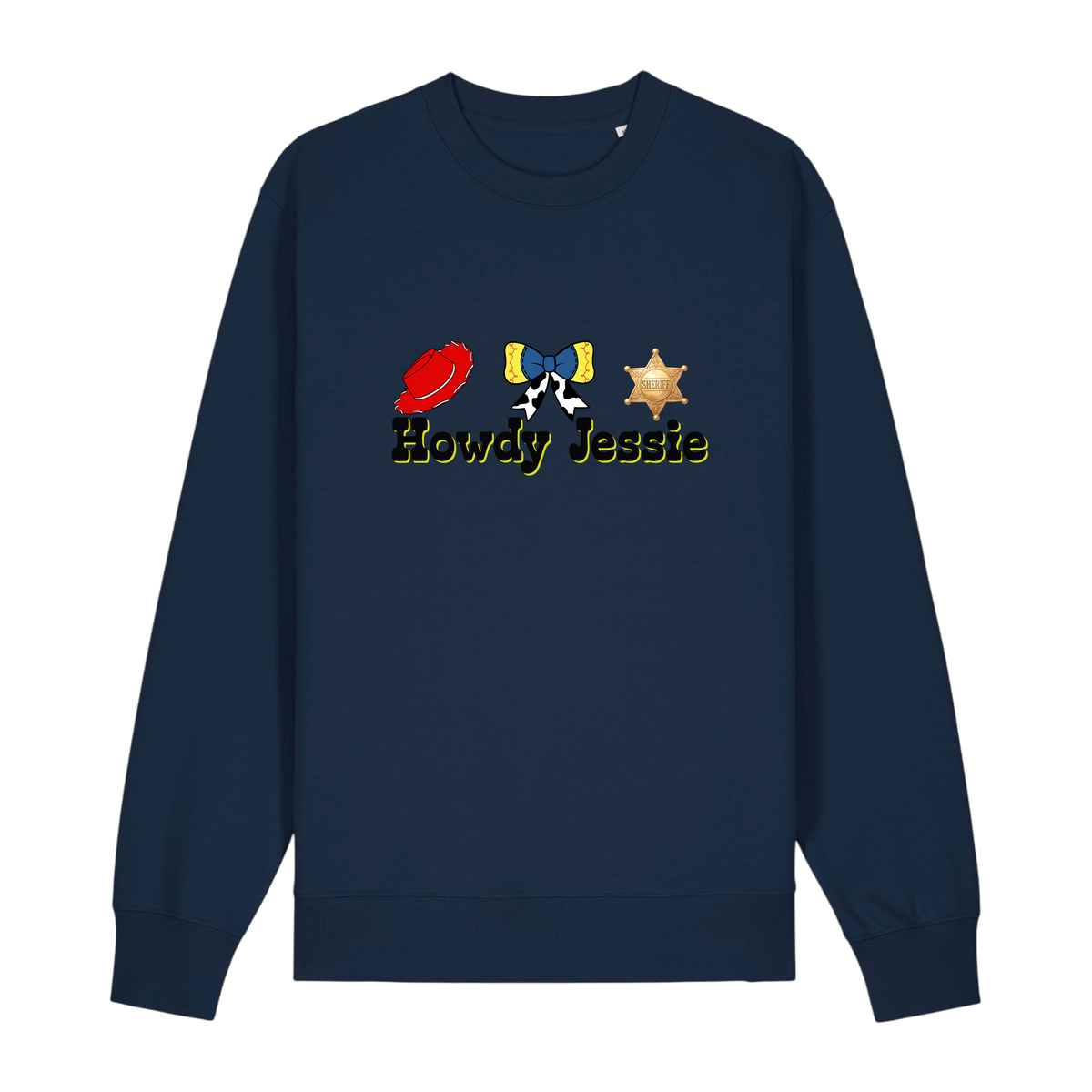 Howdy Jessie - Unisex Sweatshirt - French Navy (front)