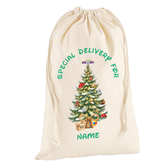 Personalised Christmas Present Sack