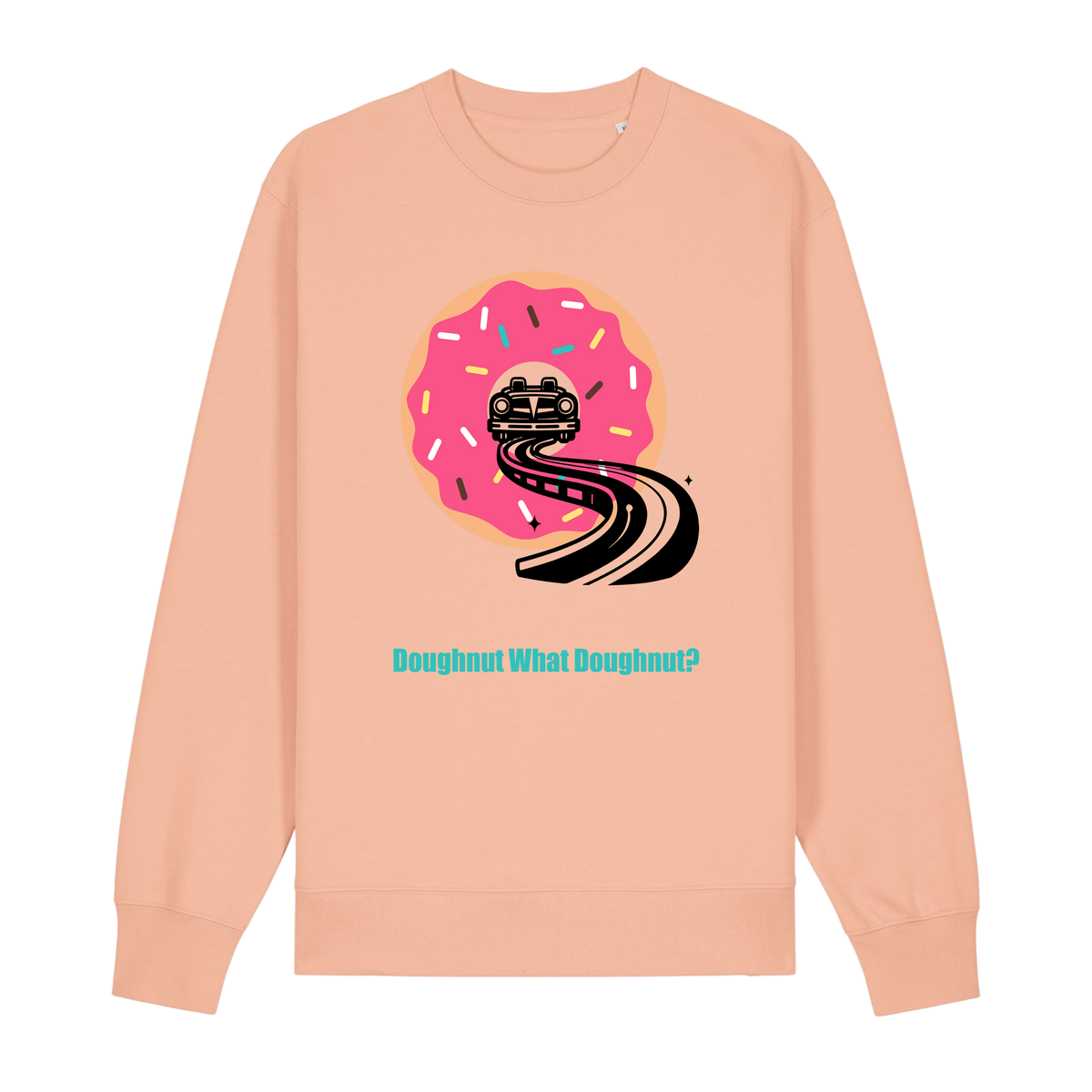 Doughnut What Doughnut - Unisex Sweatshirt - Fraiche Peche (front)