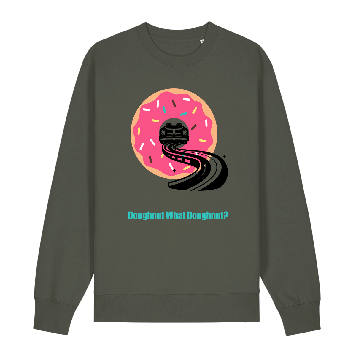 Doughnut What Doughnut - Unisex Sweatshirt - Khaki (front)
