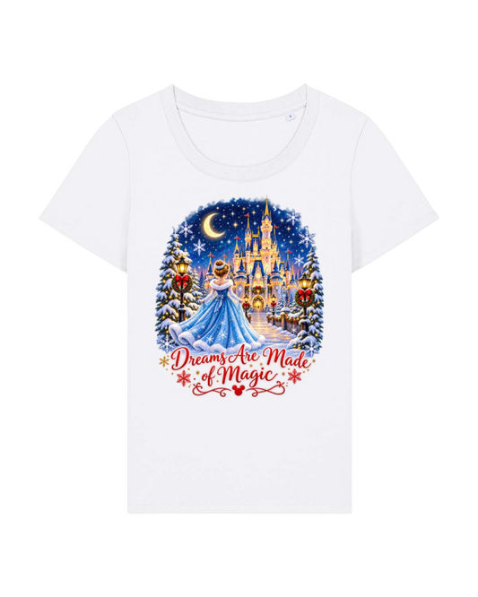 Christmas Fairytale Ladies Fitted T-Shirt