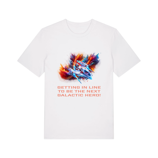 Galactic Hero - Unisex T-Shirt - White (front)
