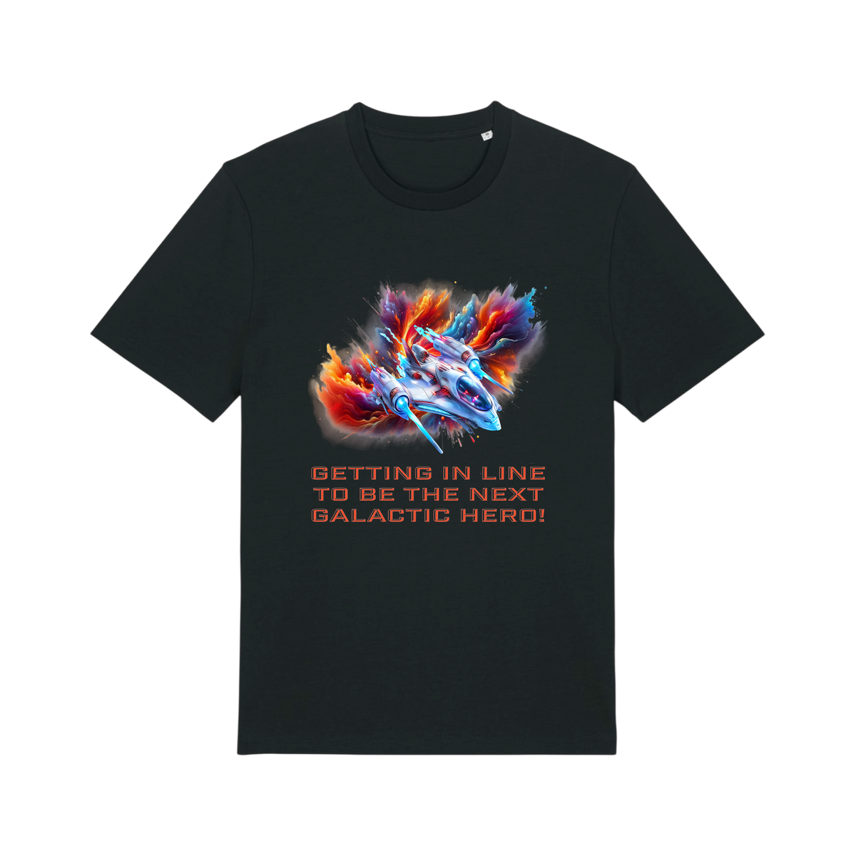 Galactic Hero - Unisex T-Shirt - Black (front)