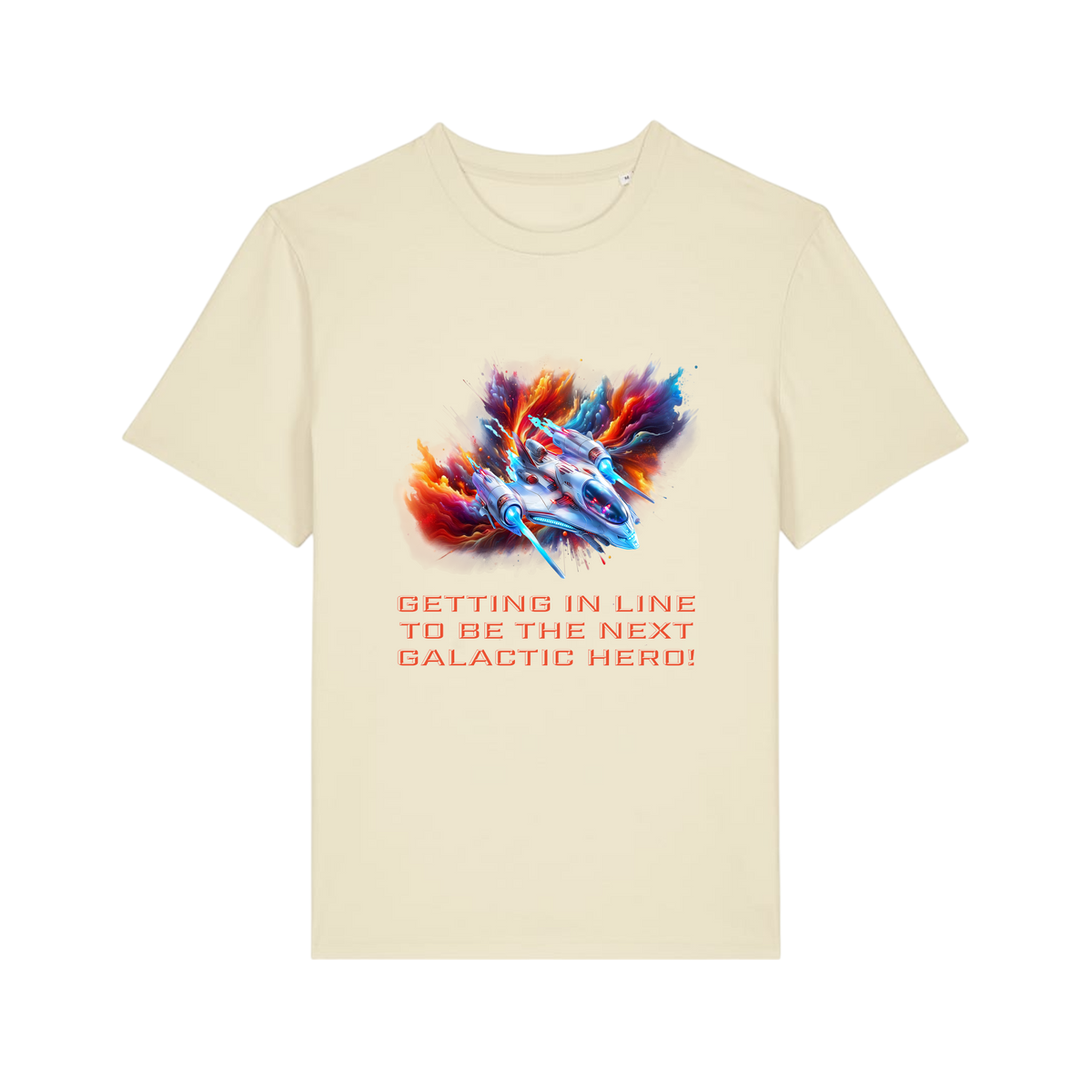 Galactic Hero - Unisex T-Shirt - Honey Paper (front)