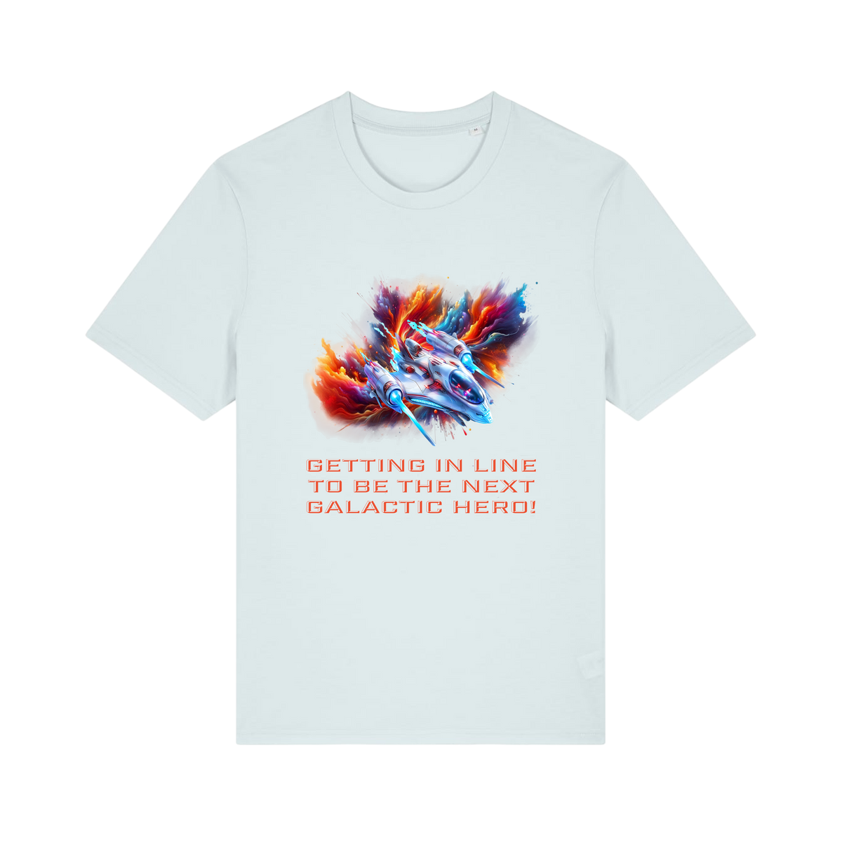 Galactic Hero - Unisex T-Shirt - Ice Blue (front)