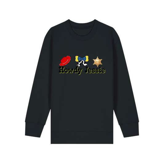 Howdy Jessie - Kids Sweatshirt - Black (front)