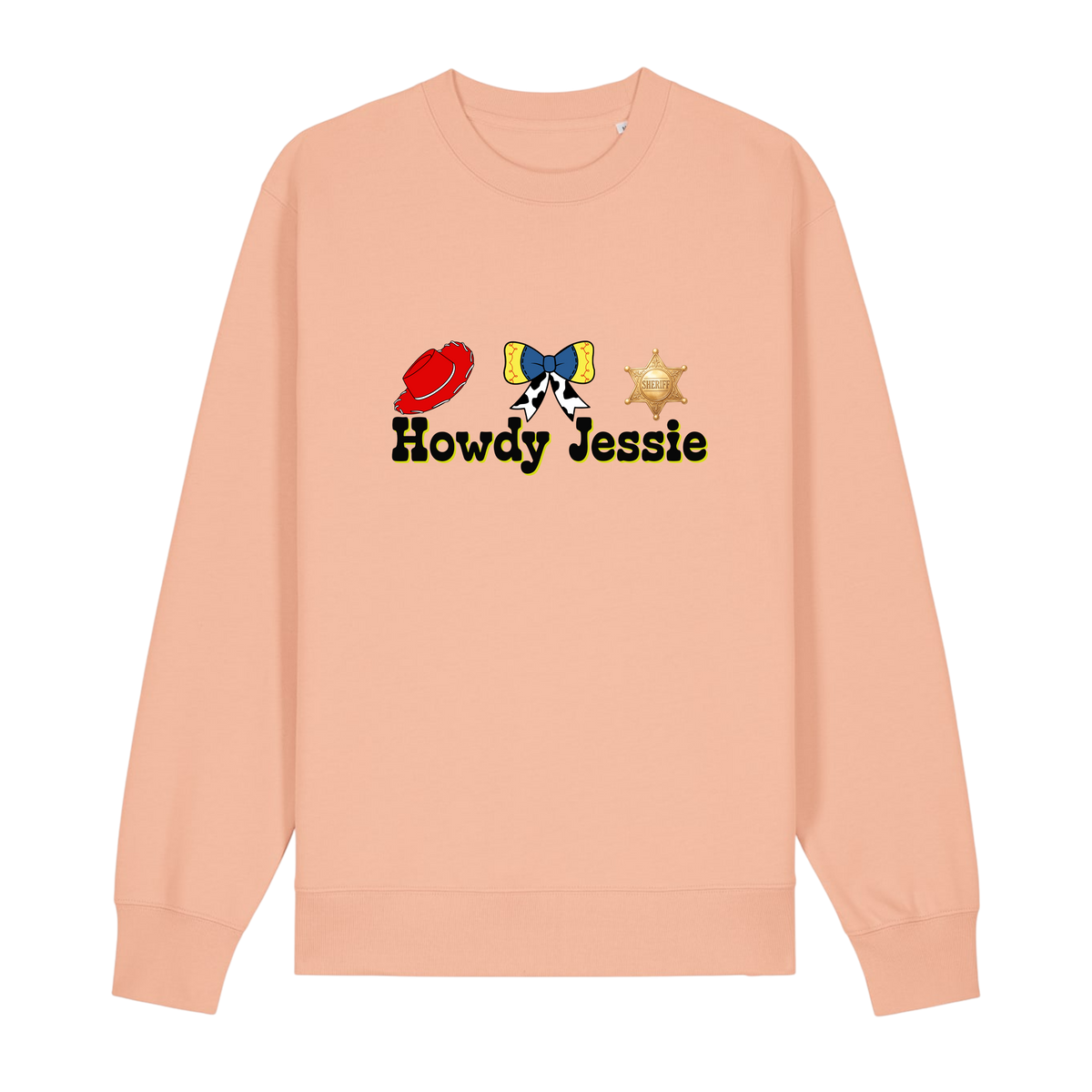 Howdy Jessie - Unisex Sweatshirt - Fraiche Peche (front)