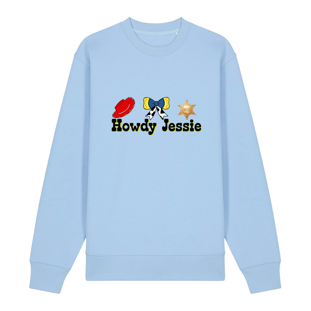 Howdy Jessie - Unisex Sweatshirt - Blue Soul (front)