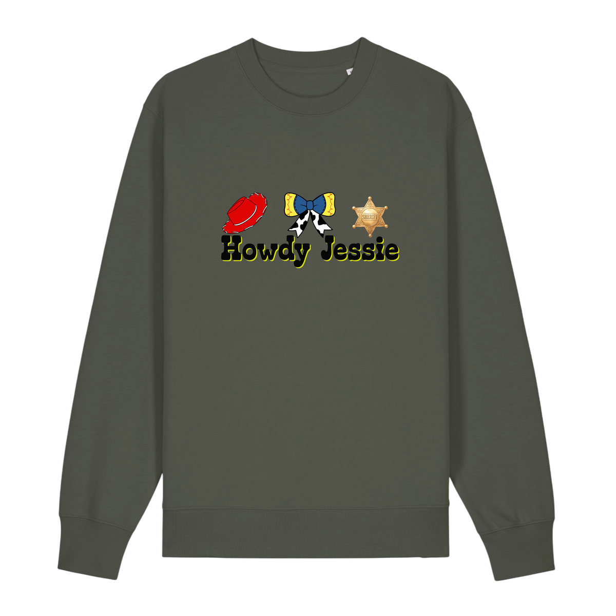 Howdy Jessie - Unisex Sweatshirt - Khaki (front)