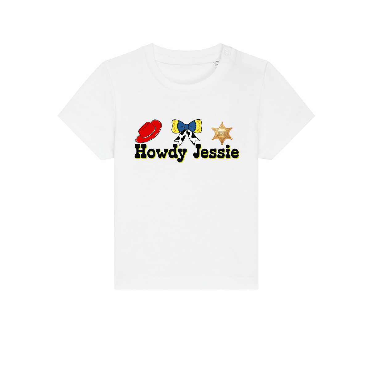 Howdy Jessie - Baby T-Shirt - White (front)