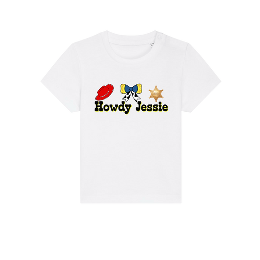 Howdy Jessie - Baby T-Shirt - White (front)