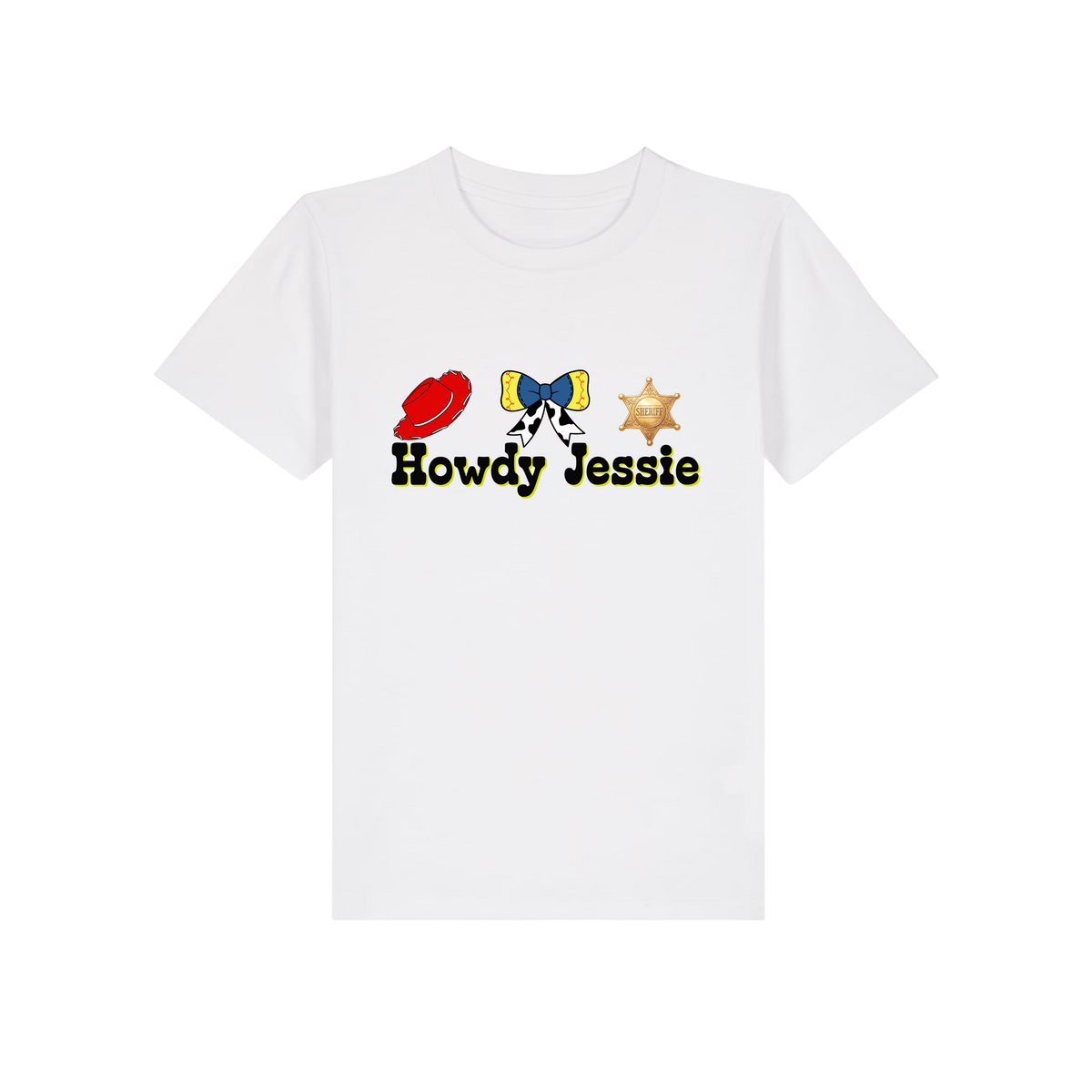 Howdy Jessie - Kids T-Shirt - White (front)
