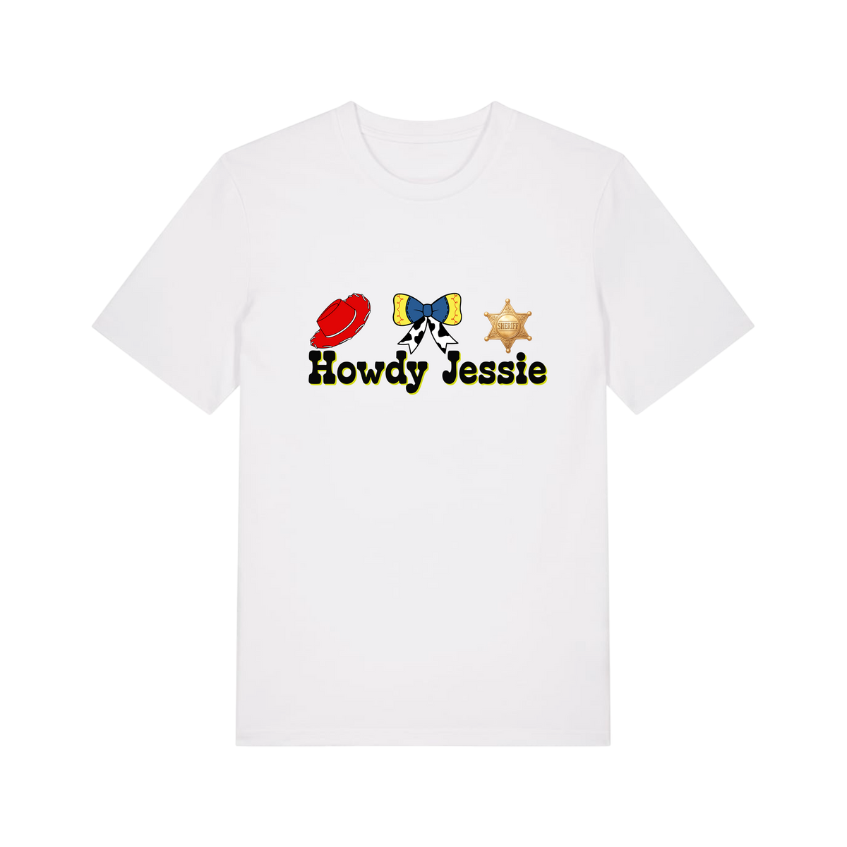 Howdy Jessie - Unisex T-Shirt - White (front)