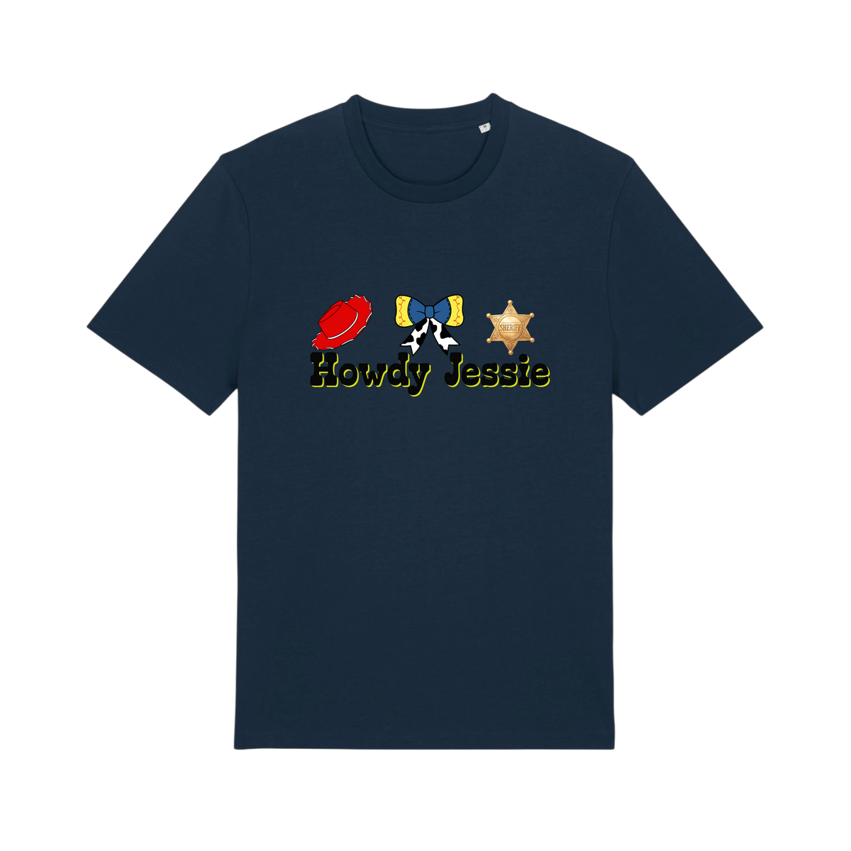Howdy Jessie - Unisex T-Shirt - French Navy (front)