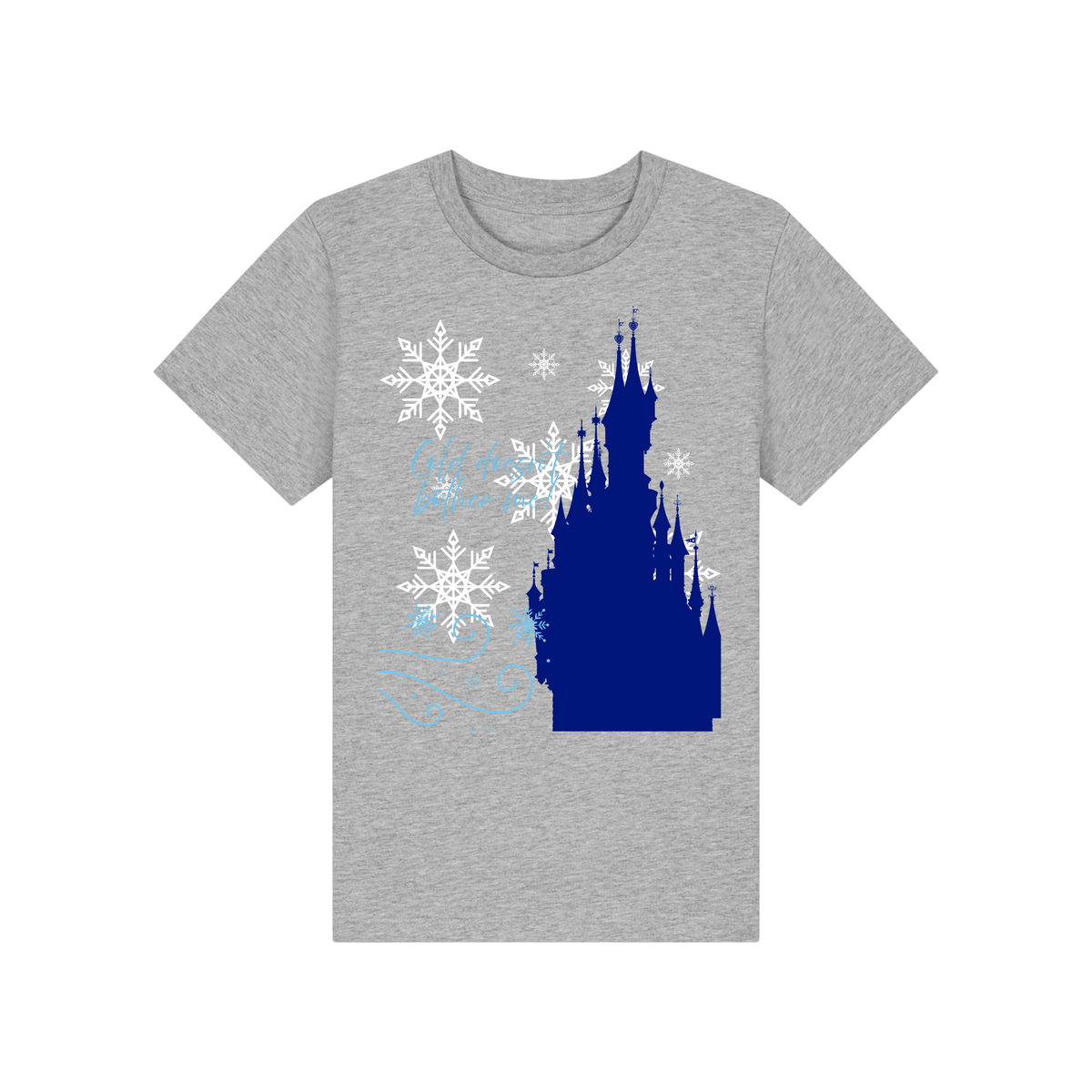 Ice Palace - Kids T-Shirt - Heather Grey (front)