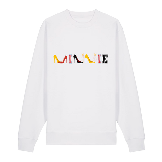 Minnie Shoes - Unisex Sweatshirt - White (front)