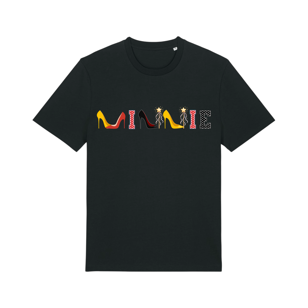 Minnie Shoes - Unisex T-Shirt - Black (front)