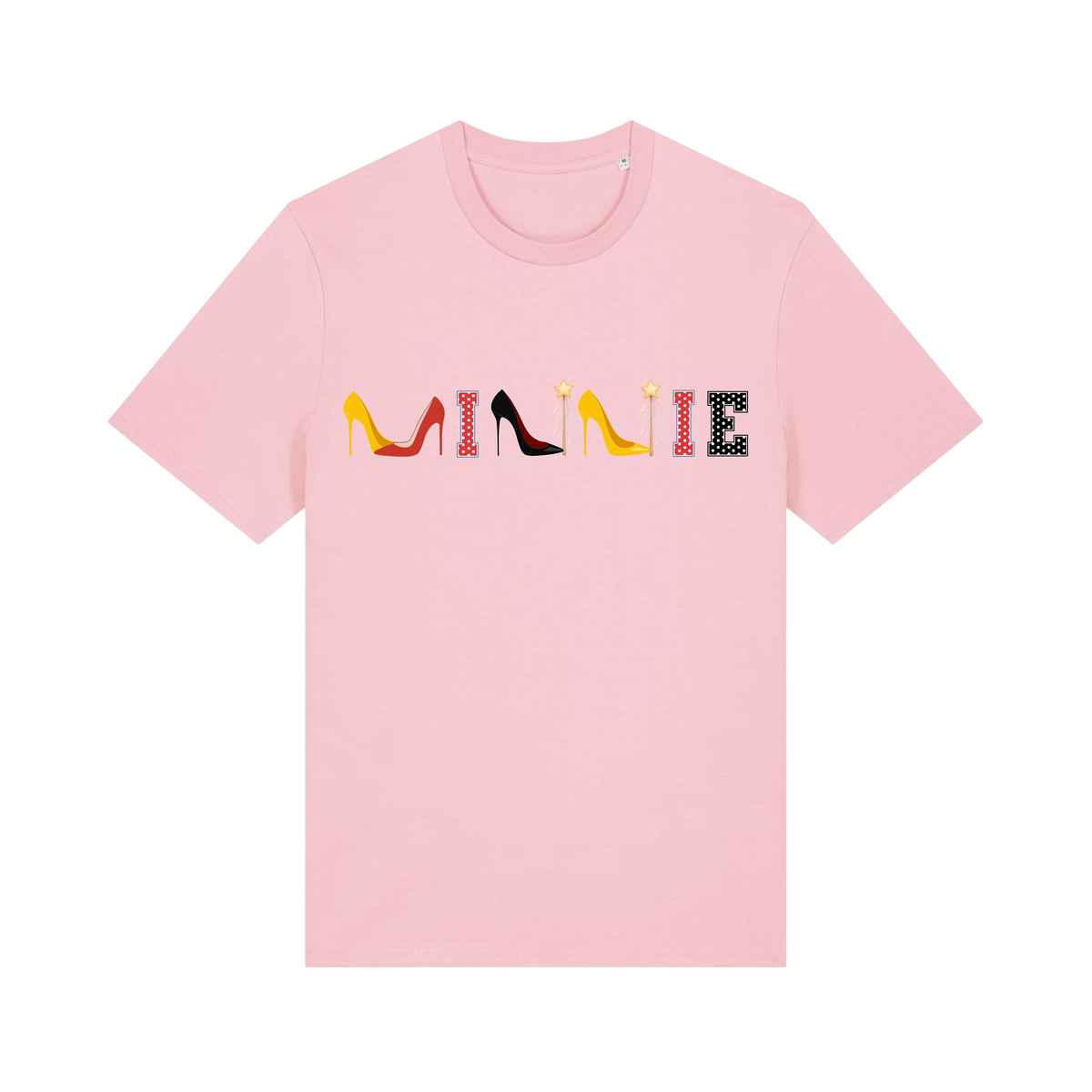 Minnie Shoes - Unisex T-Shirt - Cotton Pink (front)