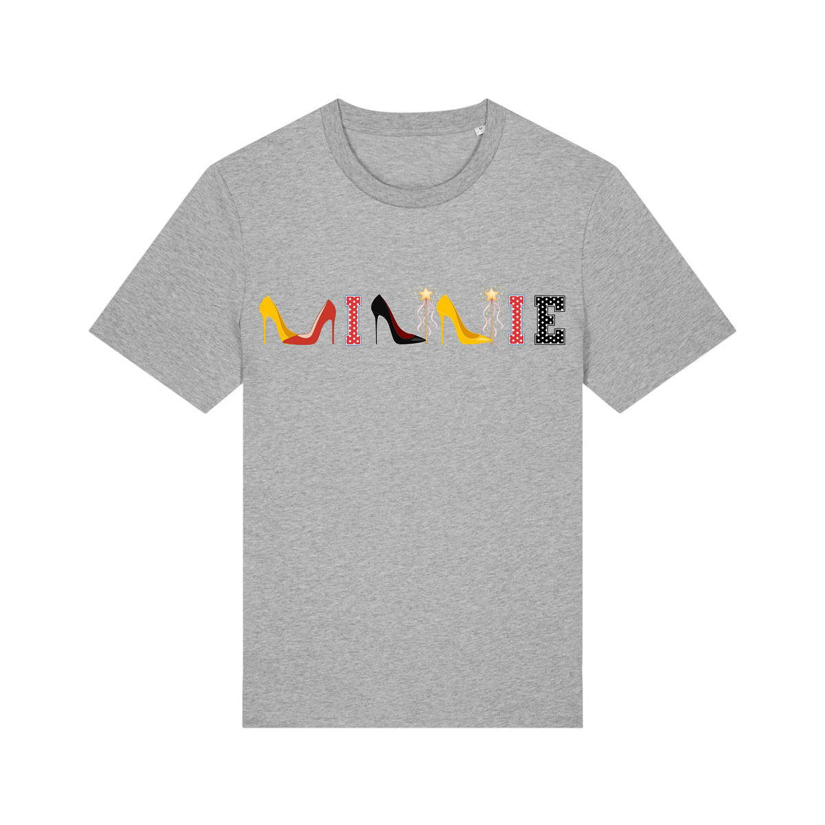 Minnie Shoes - Unisex T-Shirt - Heather Grey (front)