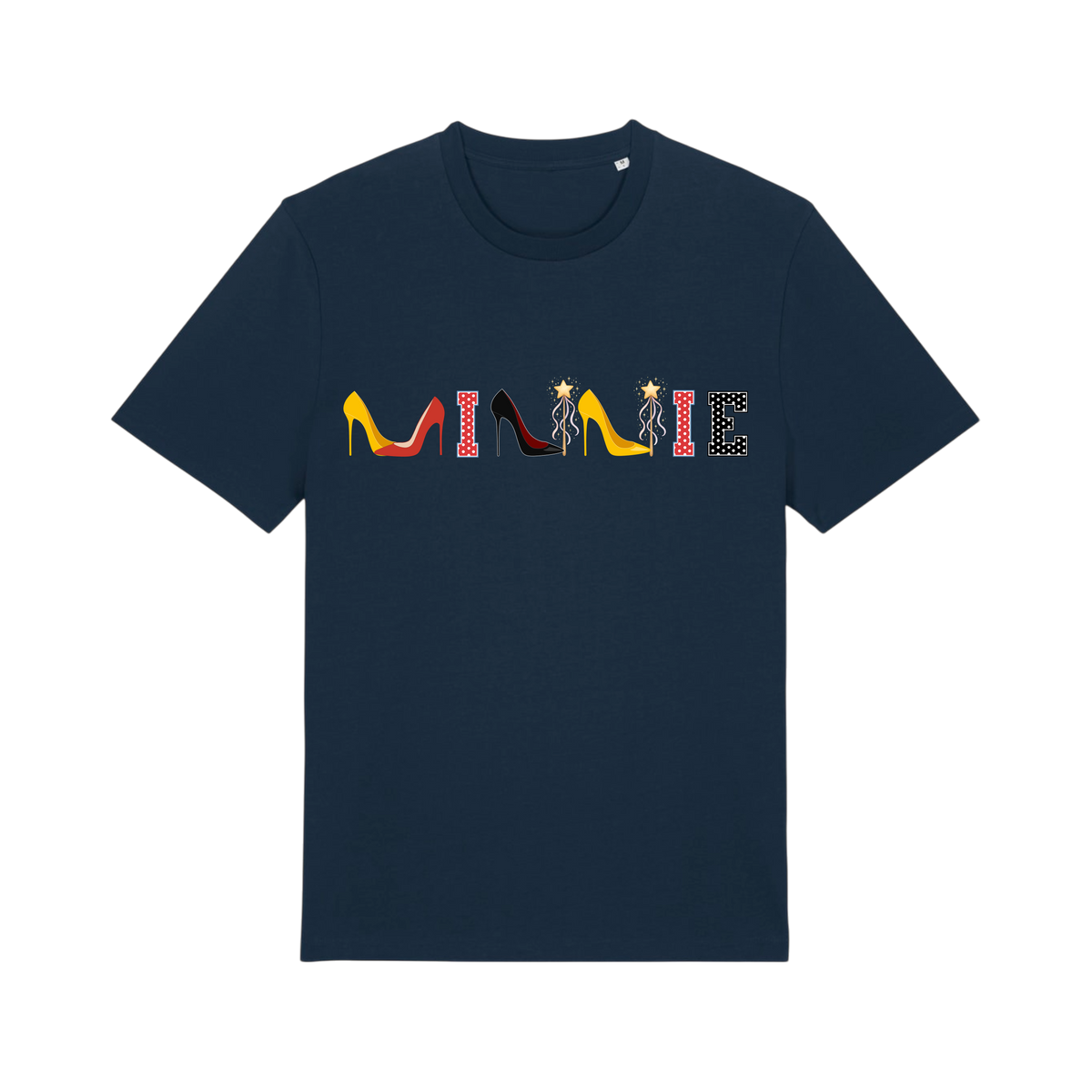 Minnie Shoes - Unisex T-Shirt - French Navy (front)