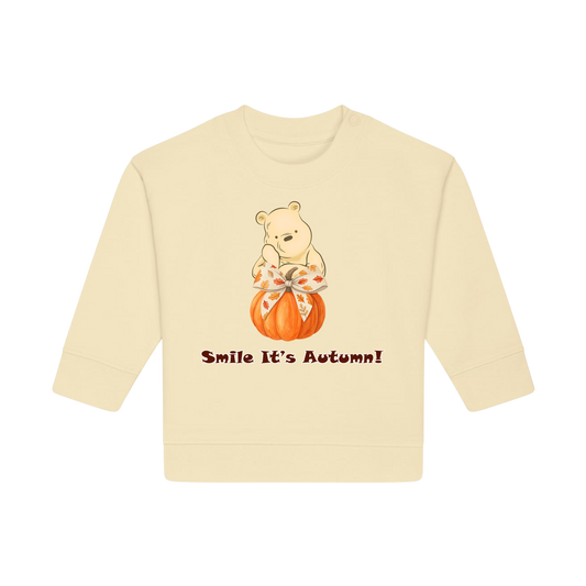 Pooh Bear Autumn - Baby Sweatshirt - Butter (front)