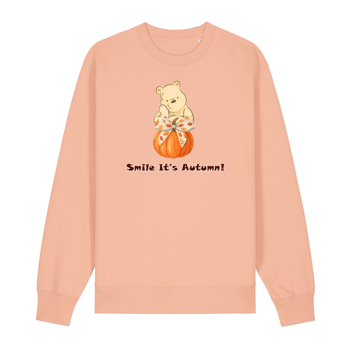 Pooh Bear Autumn - Unisex Sweatshirt - Fraiche Peche (front)