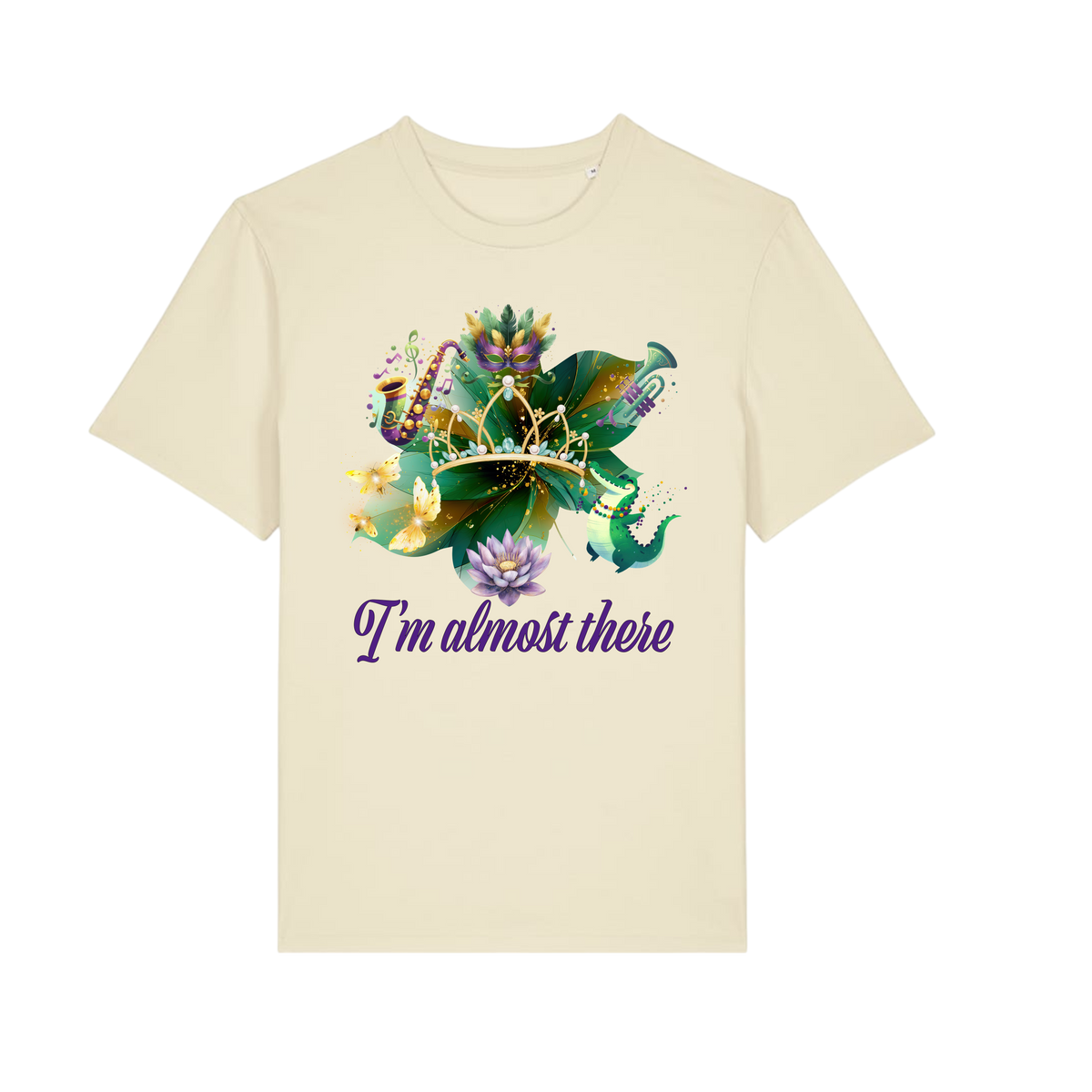 Princess Mardi Gras - Unisex T-Shirt - Honey Paper (front)