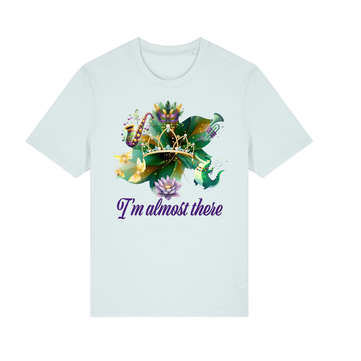 Princess Mardi Gras - Unisex T-Shirt - Ice Blue (front)