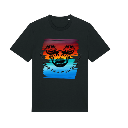 Sail Away - Unisex T-Shirt - Black (front)