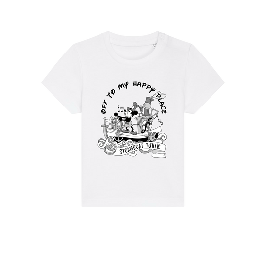 Steamboat Willie - Baby T-Shirt - White (front)