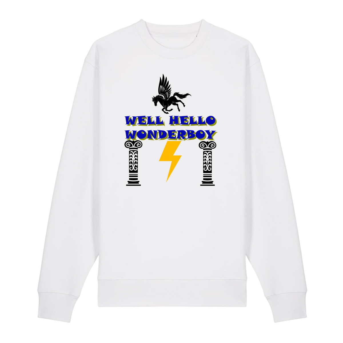 Well Hello Wonder Boy - Unisex Sweatshirt - White (front)
