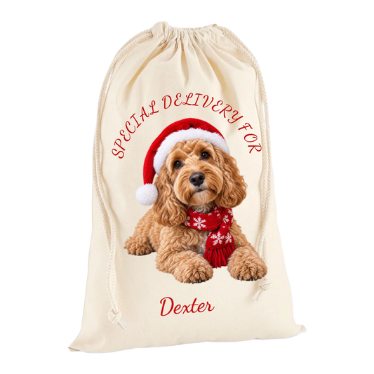Personalised Christmas Present Sack